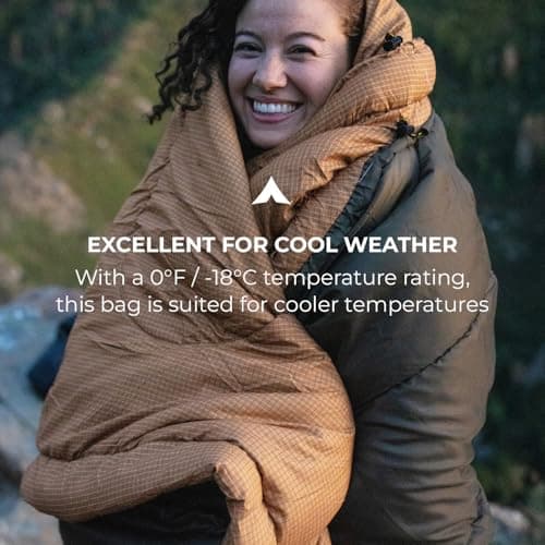 Teton Celsius Regular, 25F, 20F, 0F Degree Sleeping Bags, All Weather Bag for Adults and Kids, Camping Made Easy and Warm, Travel Sack Included
