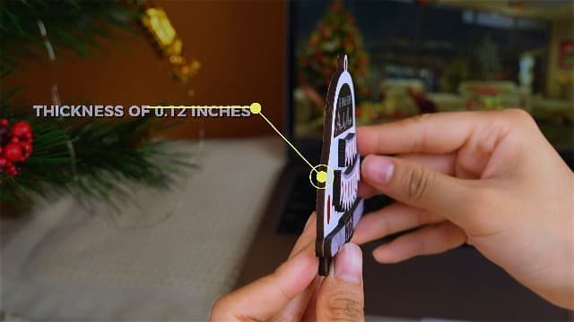 Pawzity Wedding Gifts - Mr and Mrs Gifts - Wedding Gift for Couples 2025, Bride - First Christmas Married Ornament 2025 - Bridal Shower Bride Gift for Newlywed - Wood Married Ornament​