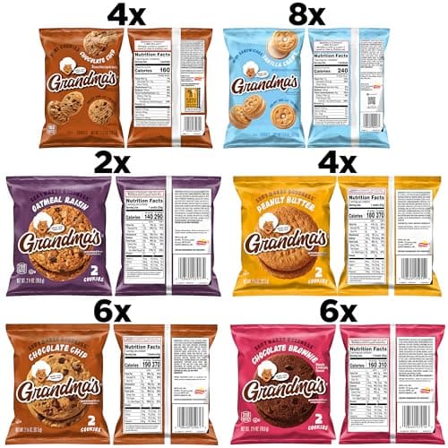 Grandma's Cookies, Variety Pack, (Pack of 30) B076BYR9JP
