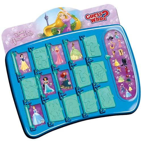 Hasbro Gaming Guess Who? Disney Princess Edition Kids Board Game, Fun Game for Families and Kids Ages 5 and Up, Easter Gifts for Boys and Girls, Preschool Games (Amazon Exclusive)