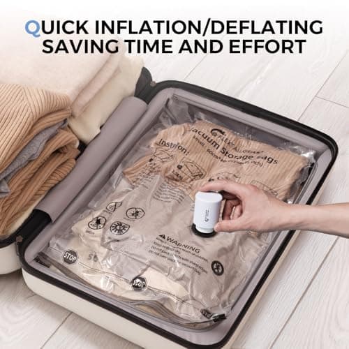 FLEXTAILGEAR Portable Air Pump for Inflatables, 2.82oz Classic Tiny Air Pump, Rechargeable Electric Air Pump to Inflate Deflate for Camping Gear Pool Floats Air Mattress Vacuum Storage Bags