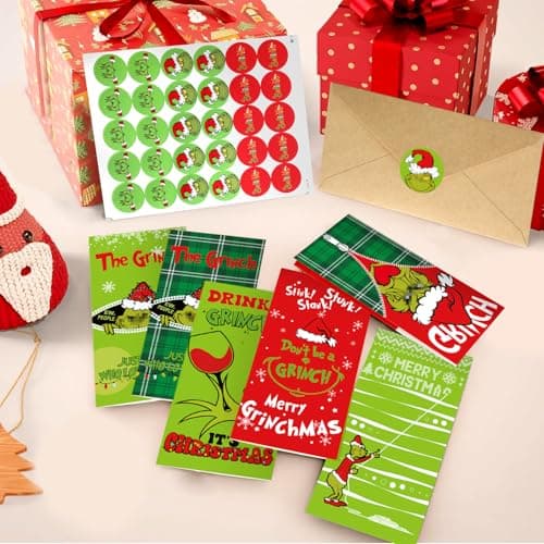 30 Christmas Money or Cards Holders with Envelopes,Unique Xmas Gift Box for Cash, Checks, or Gift Cards, Surprise Christmas Gifts for Colleagues, Friends, Classmates, and Family Members