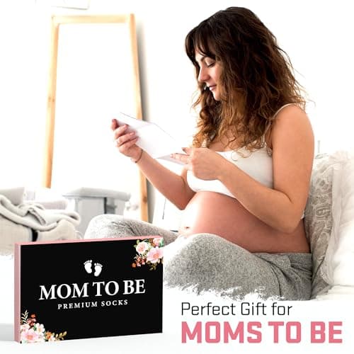 Pregnancy Gifts for New Mom, Dad, Grandma - Funny Socks For Expecting Dog Mom, Dog Dad - Stocking Stuffers B0FGJXDBSW