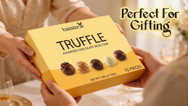Holiday Assorted Chocolate Truffle Gift Box - 15 Count. Ideal Assorted Chocolate Gift Box for Easter, Anniversary, Birthday and Special Occasions, Perfect for Sharing with Loved Ones B0GJ6QLWJN