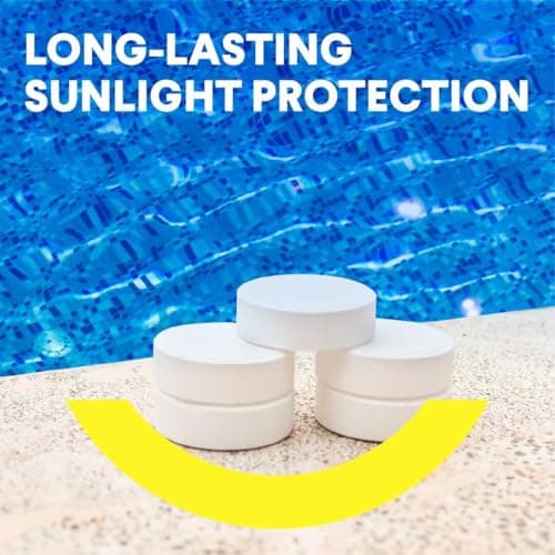 PROFELIZ 2-Pack Chlorine Tablets 3 Inch for Swimming Pools, Kills Bacteria and Stops Algae, Slow Dissolving,Exclusive Protective Packaging,Pool Chlorine Tablets,2X 40 lbs Bucket,Total of 80lbs