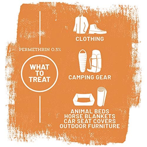 Ranger Ready Repellents 0.5% Permethrin Spray for Clothes and Outdoor Gear - Permethrin Insect & Tick Repellent - Scent Zero, 8 Fl Oz.