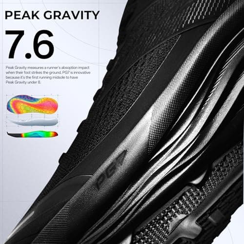 ANTA Men’s PG7 Running Shoes Cushioning Comfortable Breathable Athletic Workout Gym Cross Trainer Sports Sneakers