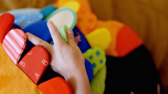 Melissa & Doug K’s Kids, Flip Fish Stuffed Animal, Soft Baby Book, Multi-Textured Squeaking & Crinkling Infant Sensory Toys for Babies with Baby Mirror, Tummy Time Toys for Infants Ages 0–9 Months