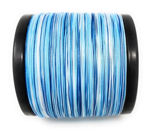 Reaction Tackle Braided Fishing Line - Pro Grade Power Performance for Saltwater or Freshwater Fish - Colored Fishing Line Braid for Extra Visibility