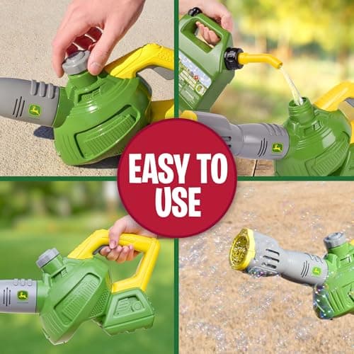 John Deere Bubble Leaf Blower - 24 oz Refill, Bubble Machine - Ages 3+ B0CQTNXSWZ