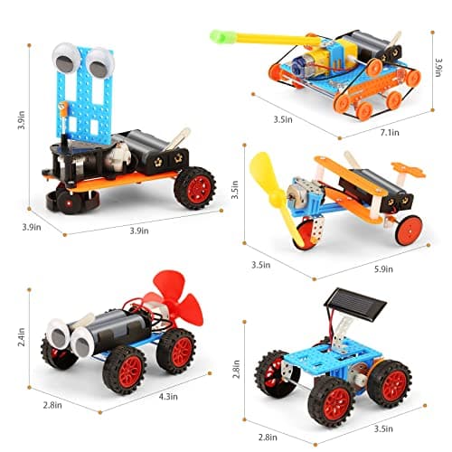 STEM Kits for Kids Crafts 6-8 8-12, Boys Gifts Toys for 6 7 8 Year Old Boy Birthday Gift Ideas, STEM Toys Crafts 6+ 7+ yr, Robotics Science Kits Activities Robot Building Age 8-10 9 10 11 12 13 14