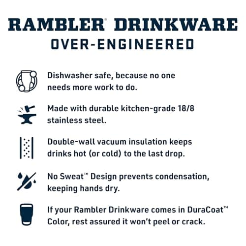 YETI Rambler 18 oz Bottle, Leakproof, Vacuum Insulated, Stainless Steel with Chug Cap, Cape Taupe