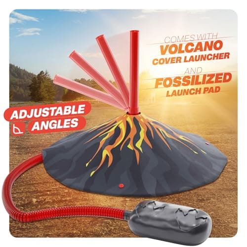 Ninja Blast Dinosaur Toy Rocket Launcher for Kids Toys for Kids 3-5 5-7 4-6 - Outdoor Toys for Kid Ages 4-8 - 3 4 Year Old Boy Birthday Gift - Gifts for Boys Age 3 4 5 6 Years Toy for Toddlers