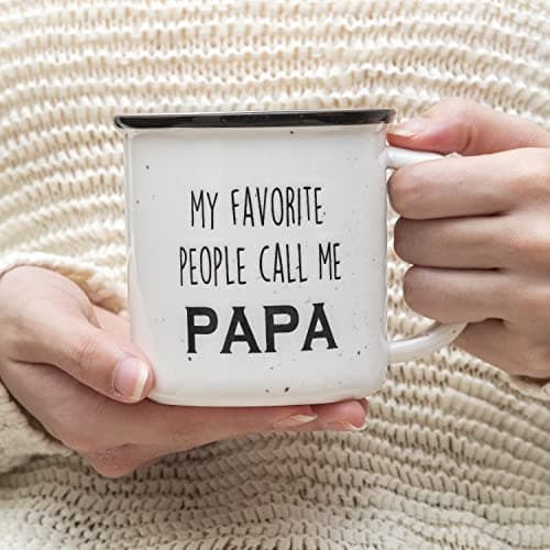 MAINEVENT Papa Coffee Mug, 11 oz, Ceramic, Funny, Best Papa Mug, Fathers Day Gift B09PSL3HZV