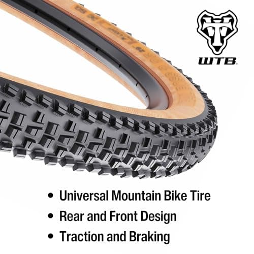 WTB Trail Boss Mountain Bike Tire (27.5”/29") Tubeless Folding - Aggressive Tread for Trail Rides (Black/Tan, SG1/SG2 Puncture Protection)