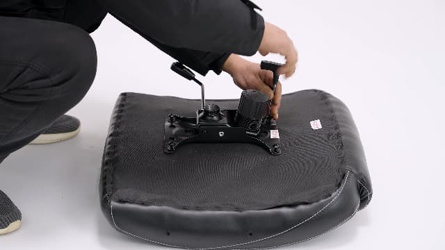 Ylzyxal Office Desk Chair, Ergonomic Computer Chair with Padded Flip-Up Arms and Adjustable Lumbar Support, PU Leather Executive Chair with Tilt Lock and 360° Swivel Rolling Wheels for Work, Study