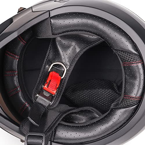 Open Face Full face Helmet Motorcycle Modular Helmets for Unisex-Adult Street Bike Cruiser Scooter DOT Approved