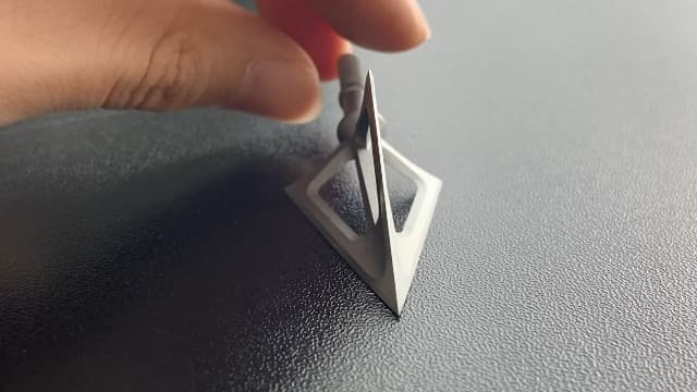 6 Pack Hunting Broadhead 100 Grain 420 Stainless Steel Fixed Blade Broadhead Arrow Tips Archery Arrowhead for Crossbow and Compound Bow