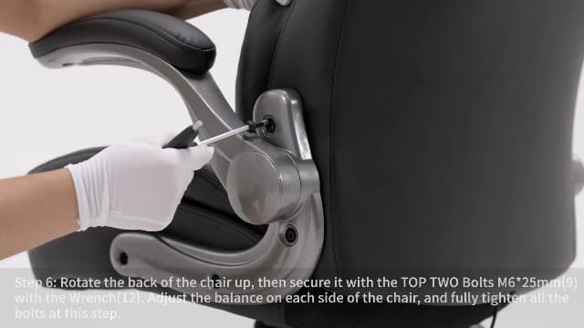COLAMY Office Ergonomic Desk High Back Executive Chair with Pop-Out Lumbar Support, Upgraded Casters, Adjustable Headrest, Flip-Up Arms, Leather Home with Thick Cushion for Comfort - Black