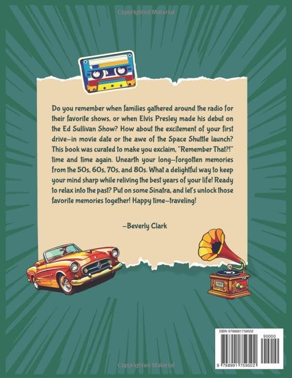 Remember That?! Crossword Puzzle Book For Adults & Seniors: Keep Your Mind Tack-Sharp and Relive Nostalgic Memories from the 1950s-1990s (Gifts for Women & Men) B0DJWKNBNG