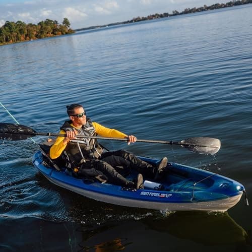 Pelican Sentinel 100XP - Angler Sit on top Fishing Kayak - Lightweight - Ergocast XP™ Seating System - 10 ft