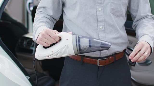 THISWORX Car Vacuum Cleaner - Portable, High Power, Handheld Vacuums w/ 3 Attachments, 16 Ft Cord & Bag - 12v, Auto Accessories Kit for Interior Detailing - Black