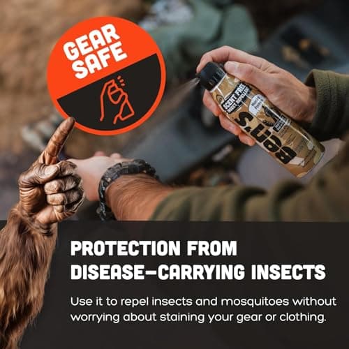 Ben's Hunting Formula - Tick & Mosquito Repellent for Up to 12 Hours of Protection - 20% Picaridin Bug Spray with EcoSpray Fine Mist Sprayer - Sweat-Resistant - 6 Fl Oz (Pack of 3)