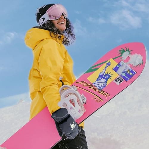 SKYDEER Warm Ski Mittens with Soft Premium Deerskin Leather and 150G 3M Thinsulate Insulation (SD8753M, Unisex)