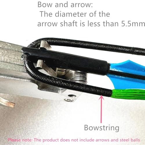 FEIXIA-120lb Slingshot Bow 304 Stainless Steel DIY Trigger Release Hunting Catapult for Fishing & Archery, Professional Slingshot Arrow Launcher with Fish Arrows & Ammo Bags (Multi-Function)