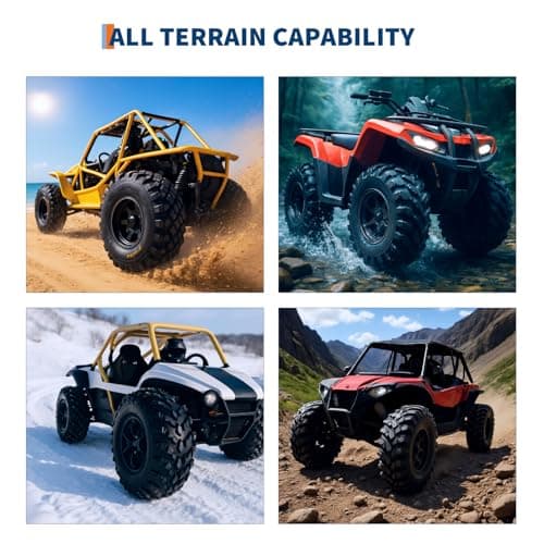 Garvee 2 Pack 24x10-11 ATV UTV Tires 4-Ply All-Terrain Tubeless Tires for Daily Work, Hunting & Recreational Riding on ATV, UTV, Quad and 4 Wheeler