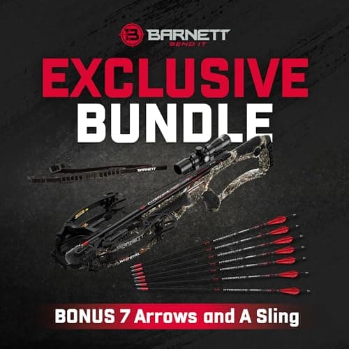 Barnett Whitetail Series Crossbow Package – Hunting Crossbows with 4x32 Scope, Arrows, Quiver & Cocking Device Options – Multiple Models & Configurations