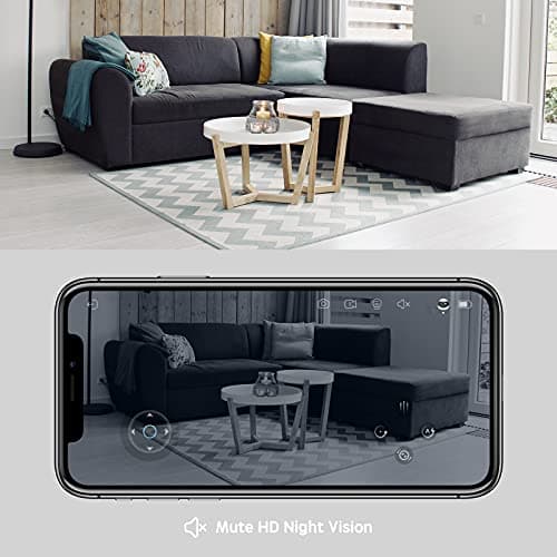 Whole-Home Mobility, Two-Way Talk, Night Vision, Local Storage, Auto-Recharge, Long Distance Gift for Family/Pet Enabot EBO SE Home Robot Camera: 1080P Mobile FamilyBot Pet Companion B09R6V3CJM