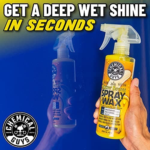 Chemical Guys Spray Wax Blazin' Banana - Carnauba Car Wax Spray for High Gloss Shine and Protection, Safe for Cars, Trucks, SUVs, RVs, and More - 16 oz