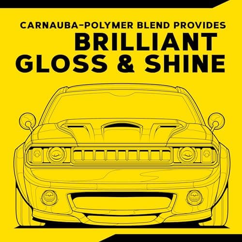 Meguiar's Gold Class Carnauba Plus Premium Liquid Wax Kit, Car Detailing Kit with a Pure Carnauba Wax Blend and a Foam Applicator Pad for Keeping Glossy Paint Protected Like a Pro, 16 Oz Bottle