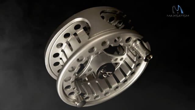 M MAXIMUMCATCH Maxcatch ECO Large Arbor Fly Fishing Reel (3/4wt 5/6wt 7/8wt) and Pre-Loaded Fly Reel with Line Combo
