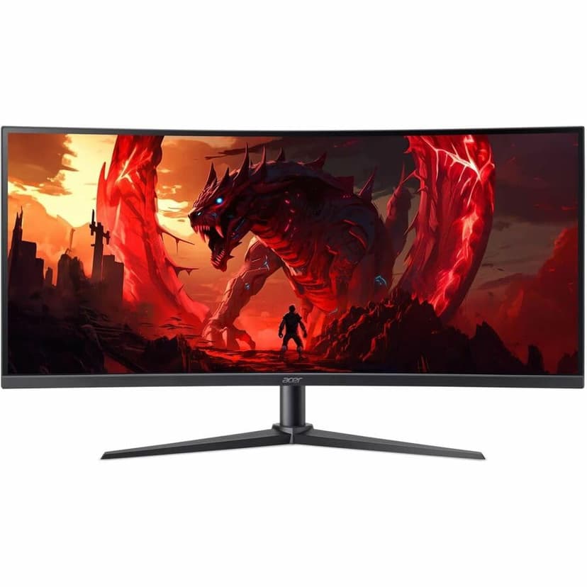 Acer Nitro XZ340CUR J0 34" Class WQHD Gaming LCD Monitor - 21:9 - Black