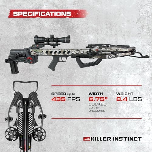 Killer Instinct LOGIX DC 435 RDC Crossbow Kit Chaos Camo/Black