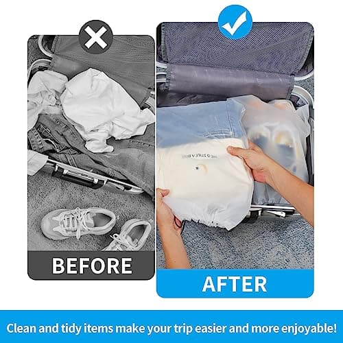 15.7" x 11.8" Waterproof Dustproof Portable Travel Shoe Storage Bag for Men and Women Clear Shoe Bags for Travel 5 PCS, Drawstring Travel Shoe Bags for Packing B0C6X2VP9R