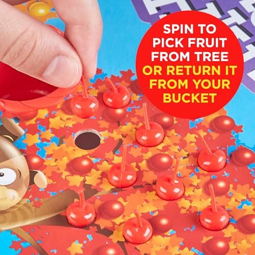 Hasbro Gaming Hi Ho Cherry-O Board Game for 2 to 4 Players Kids Ages 3 and Up (Amazon Exclusive)