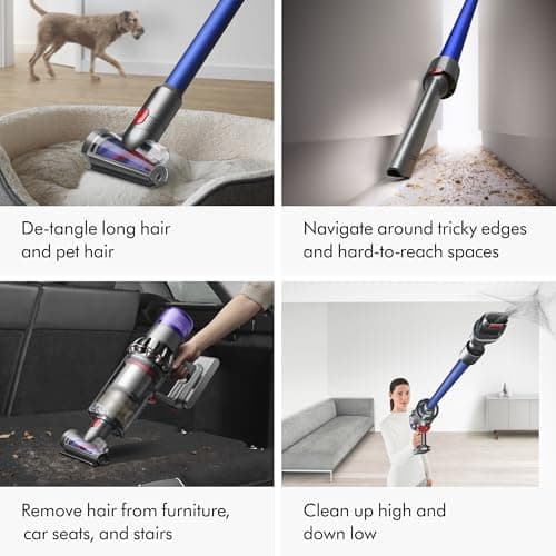 Dyson V11 Cordless Stick Vacuum, Large, Nickel/Blue