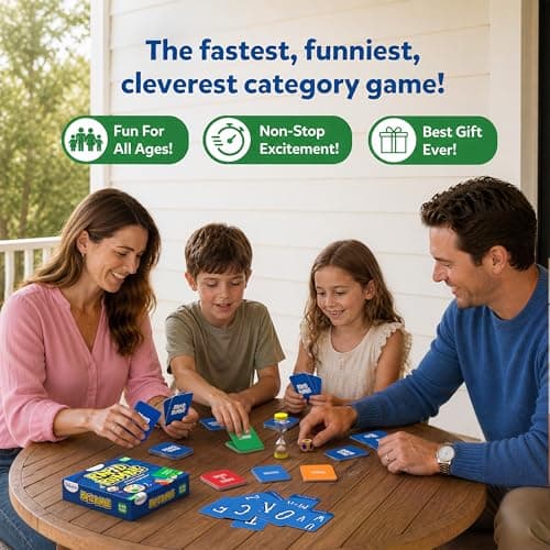 Skillmatics Rapid Rumble - Fast-Paced Board Game for Kids, Teens & Adults, Fun for Family Game Night & Educational Toy, Quick-Thinking Card Game, Gift for Ages 6, 7, 8, 9 & Up