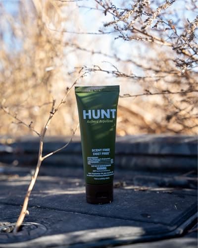 Hunt Insect Repellent Lotion, DEET-Free, Scent-Free, 20% Picaridin, 14-Hour Protection, Non-Greasy, Gun-Safe, Equipment-Safe