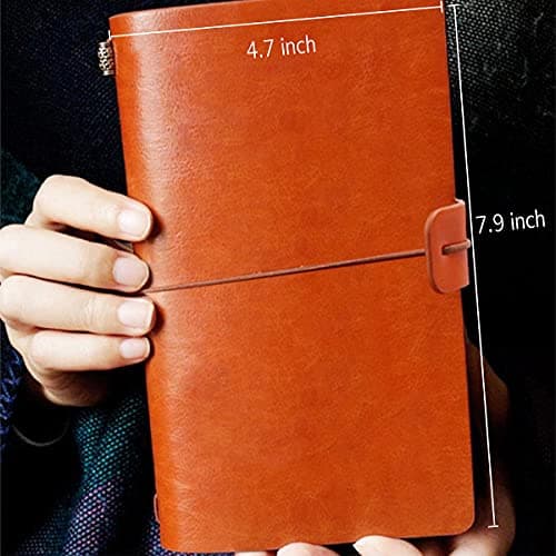 Friendship Gifts for Women Men - Inspirational Best Friend Definition Leather Journal Notebook Vintage Travel Journal Embossed Writing - Friendship Bestie Gift for Birthday Graduation Christmas