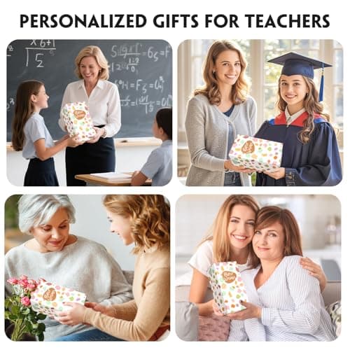 Teacher Appreciation Gifts Best Teacher Gifts from Student End of Year Teachers Gift for Women Unique 16 oz Teacher's Day Glass Cups for Teachers, Thank You Retirement Birthday Back to School(Frosted)