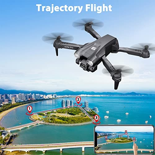 MOCVOO Drone with Two Camera for Adults, 1080P HD Mini FPV Drones for Kids Beginners, Foldable RC Quadcopter Toys for Boys Girls with Altitude Hold, 3D Flip, 3 Speeds, Headless Mode, Carrying Case