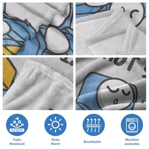 om Daughter Son Grandkids, Birthday Gifts for Papas Dad Grandpa, Flannel Throw for Couch and Naps, 60‘’ x 50‘’ (Gray) Funny Papa Gifts, Papa is Not Sleeping Blanket Gift B0FD9JGRJ3