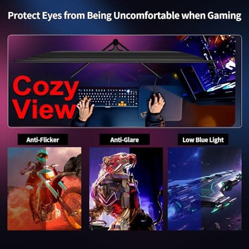 ZZA 25" Curved Gaming Monitor, 240Hz|144Hz FHD(1920 * 1080P) VA Screen Computer Monitor, Supports Freesync, 120% sRGB, Blue Light Filter,AMD Freesync, Wall Mountable Installs(HDMI 1.4/DP 1.2)