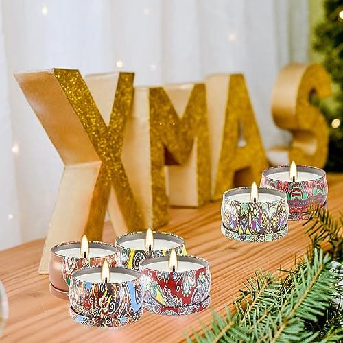 Scented Candles Gift Set, 2.5 oz Soy Wax Aromatherapy Candle for Home, Romantic Candles Gift for Mother Day Christmas Valentines Birthday (24 Pack)