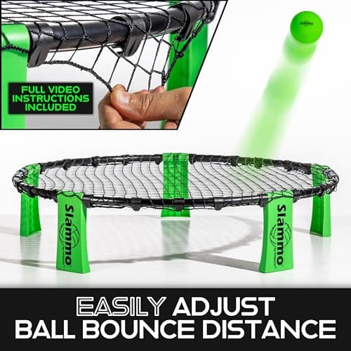 GoSports Slammo Outdoor Game Set - Perfect Holiday Gift For Teens, Kids and Family (Includes 3 Balls, Carrying Case and Rules)