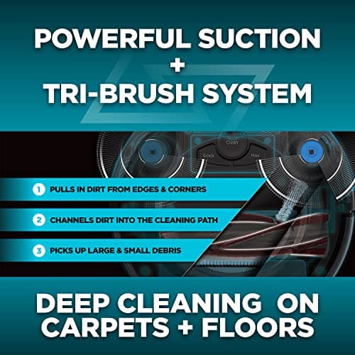 Shark AV753 ION Robotic Vacuum, Wi-Fi Connected, 120min Runtime, Compatible with Alexa, Multi-Surface Cleaning, Gray (Renewed)